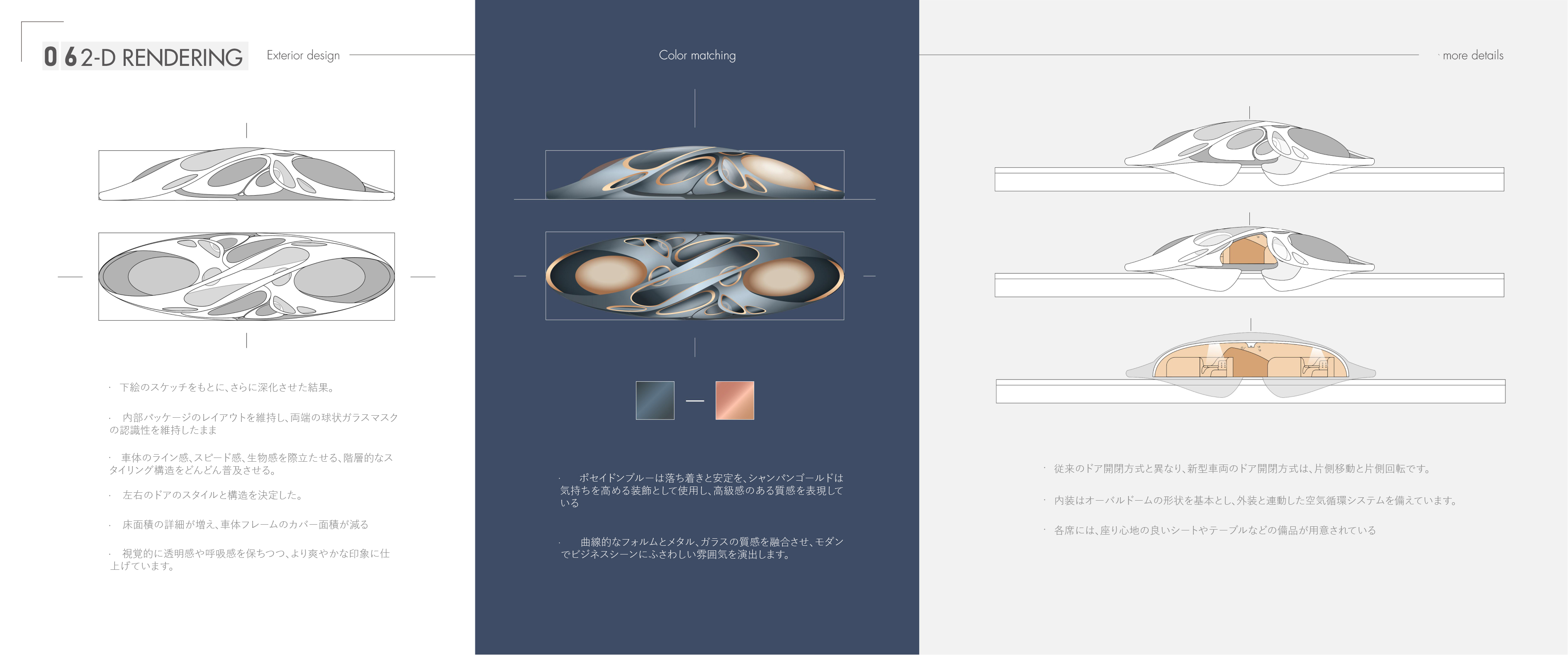Two-dimensional studies of the Thunnus vehicle form